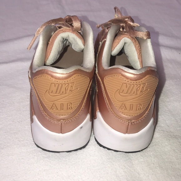 Air Max 90 SE GS 'Metallic Bronze size 5.5Y - Picture 6 of 7